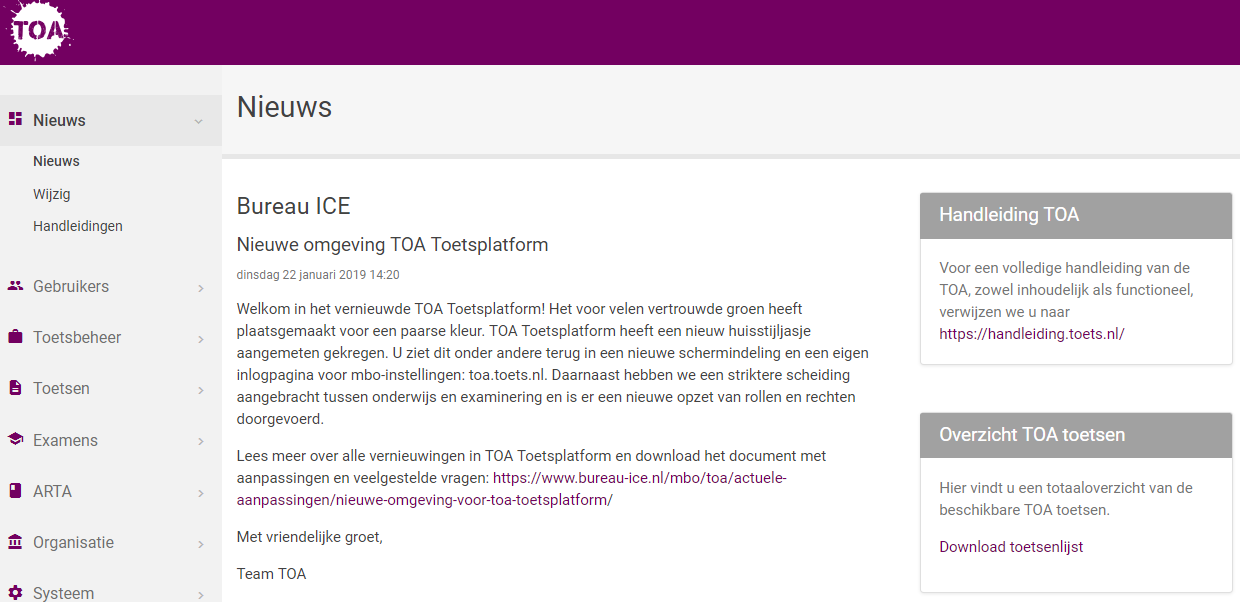 Handleidingen Bureau ICE